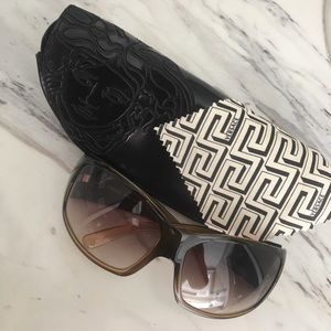 Versace Brown Ombre Sunglasses